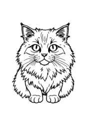 Cats Coloring Book 9A98092E (12 Coloring Pages)