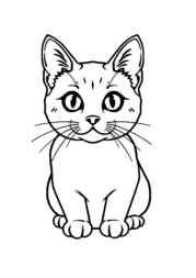 Cats Coloring Book 9A98092E (12 Coloring Pages)