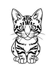 Cats Coloring Book 9A98092E (12 Coloring Pages)