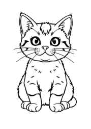 Cats Coloring Book 9A98092E (12 Coloring Pages)