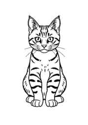 Cats Coloring Book 9A98092E (12 Coloring Pages)