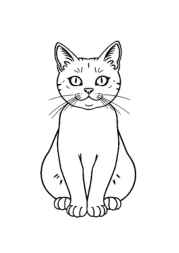 Cats Coloring Book BA46E74C (12 Coloring Pages)