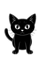 Cats Coloring Book BA46E74C (12 Coloring Pages)