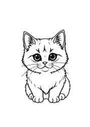 Cats Coloring Book F9B03D55 (12 Coloring Pages)