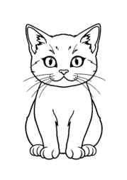 Cats Coloring Book F9B03D55 (12 Coloring Pages)