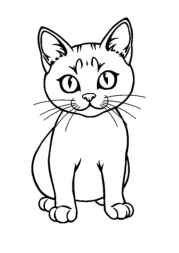 Cats Coloring Book F9B03D55 (12 Coloring Pages)