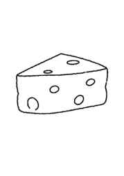 Cheese Coloring Book 72FEB022 (12 Coloring Pages)