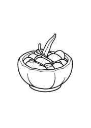 Chinese Food Coloring Book 0FF7F1A7 (12 Coloring Pages)