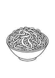 Chinese Food Coloring Book 0FF7F1A7 (12 Coloring Pages)