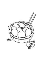 Chinese Food Coloring Book 26E90AA6 (12 Coloring Pages)