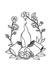 Chinese Food Coloring Book 26E90AA6 (12 Coloring Pages)