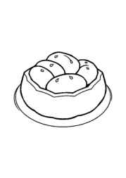 Chinese Food Coloring Book 26E90AA6 (12 Coloring Pages)