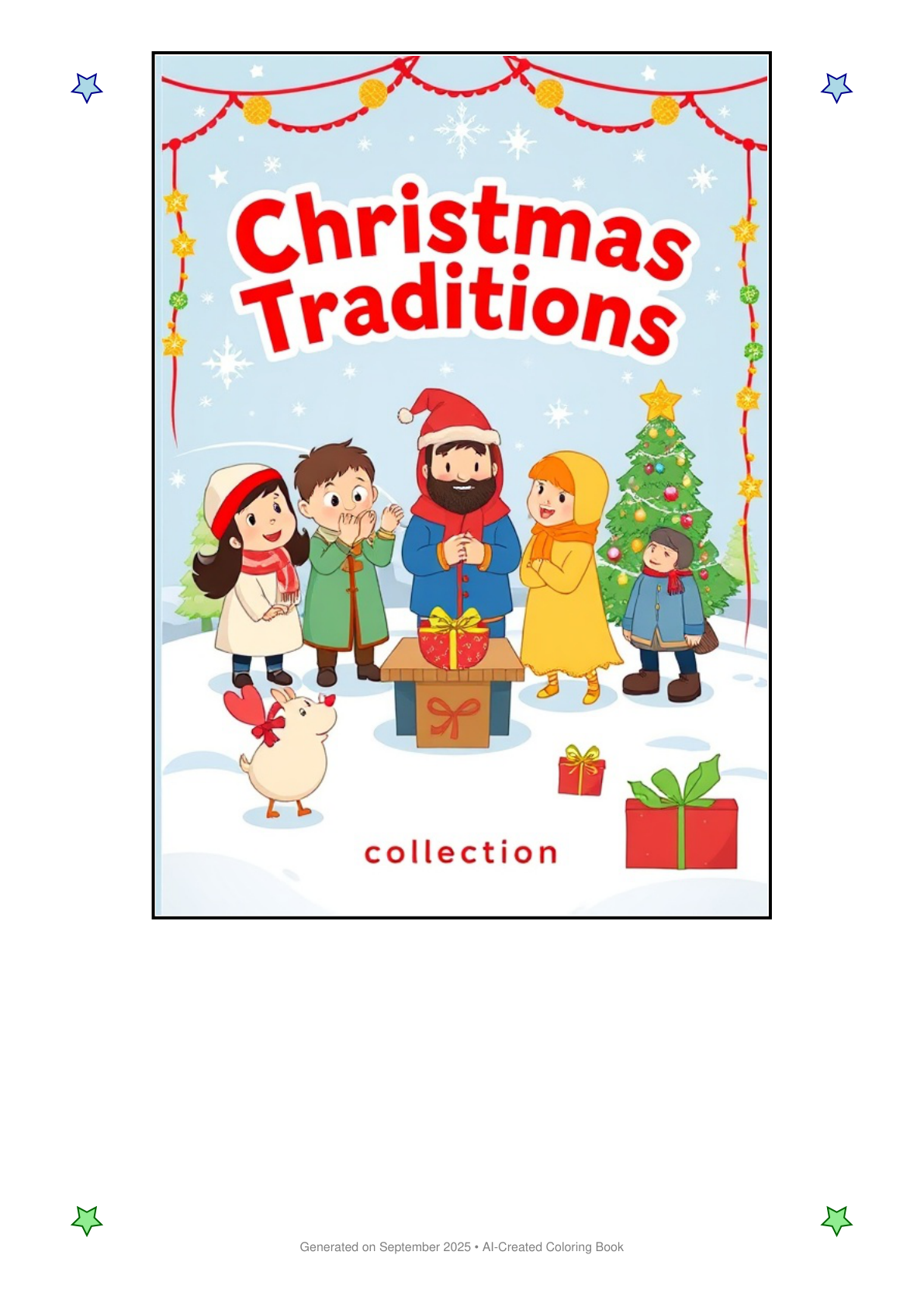 Christmas Traditions Coloring Book E80A75C2 (12 Coloring Pages)