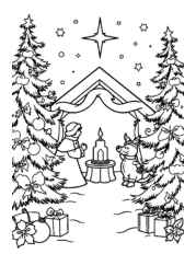 Christmas Traditions Coloring Book E80A75C2 (12 Coloring Pages)