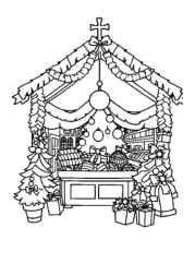 Christmas Traditions Coloring Book E80A75C2 (12 Coloring Pages)