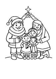 Christmas Traditions Coloring Book 154A9236 (12 Coloring Pages)