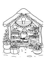 Christmas Traditions Coloring Book 154A9236 (12 Coloring Pages)