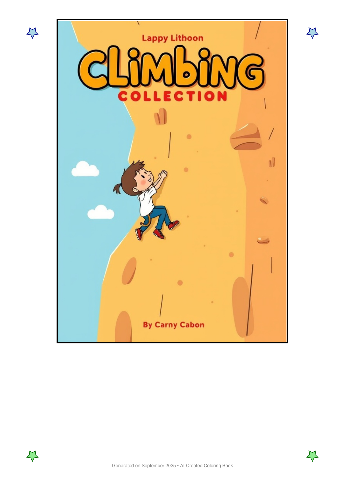 Climbing Coloring Book 27787E8E (12 Coloring Pages)