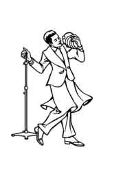 Dancing Coloring Book 76FDD013 (12 Coloring Pages)