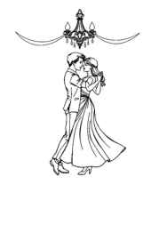 Dancing Coloring Book 76FDD013 (12 Coloring Pages)