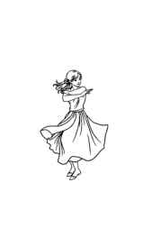 Dancing Coloring Book 76FDD013 (12 Coloring Pages)