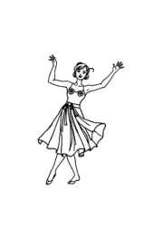 Dancing Coloring Book C12953AB (12 Coloring Pages)
