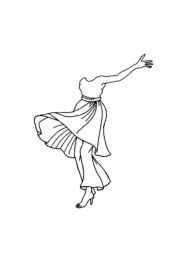 Dancing Coloring Book C12953AB (12 Coloring Pages)