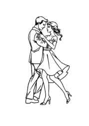 Dancing Coloring Book C12953AB (12 Coloring Pages)