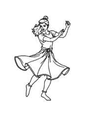 Dancing Coloring Book C12953AB (12 Coloring Pages)