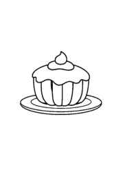 Desserts Coloring Book 0D4D869C (12 Coloring Pages)