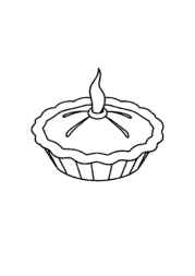 Desserts Coloring Book 4CD099DE (12 Coloring Pages)