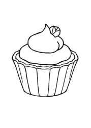 Desserts Coloring Book 4CD099DE (12 Coloring Pages)