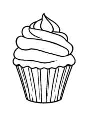 Desserts Coloring Book 6D082E15 (12 Coloring Pages)
