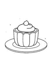 Desserts Coloring Book 6D082E15 (12 Coloring Pages)