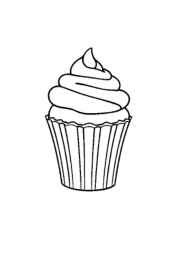 Desserts Coloring Book B8B9FFB0 (12 Coloring Pages)