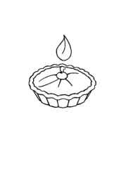 Desserts Coloring Book B8B9FFB0 (12 Coloring Pages)