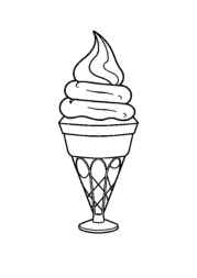 Desserts Coloring Book B8B9FFB0 (12 Coloring Pages)