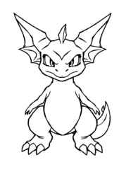 Digimon Coloring Book D7EEA965 (12 Coloring Pages)