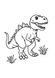Dinosaurs Coloring Book 0CC7E588 (12 Coloring Pages)