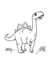 Dinosaurs Coloring Book 0CC7E588 (12 Coloring Pages)