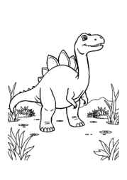 Dinosaurs Coloring Book 4E0E003F (12 Coloring Pages)