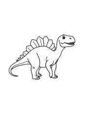 Dinosaurs Coloring Book 4E0E003F (12 Coloring Pages)