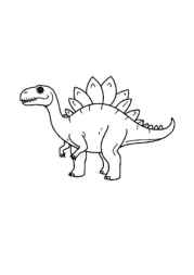 Dinosaurs Coloring Book 4E0E003F (12 Coloring Pages)