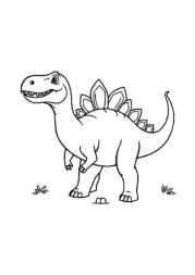 Dinosaurs Coloring Book AD6C743A (12 Coloring Pages)