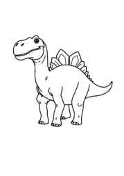 Dinosaurs Coloring Book AD6C743A (12 Coloring Pages)