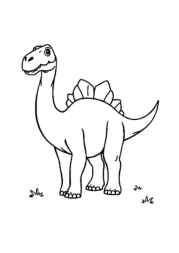 Dinosaurs Coloring Book AD6C743A (12 Coloring Pages)