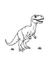 Dinosaurs Coloring Book AD6C743A (12 Coloring Pages)