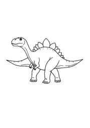 Dinosaurs Coloring Book AD6C743A (12 Coloring Pages)