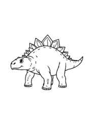 Dinosaurs Coloring Book BBE529C3 (12 Coloring Pages)