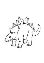 Dinosaurs Coloring Book BBE529C3 (12 Coloring Pages)